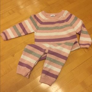 EGG by S. Lazar baby girl striped sweater bodysuit
